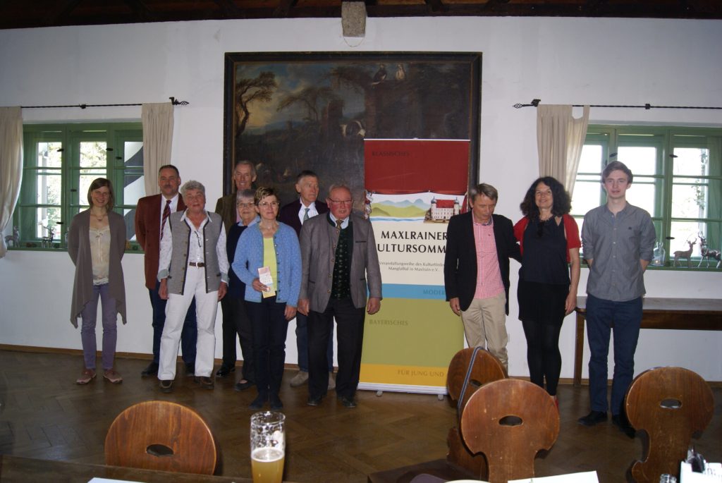 Bei der Auftakt-Pressekonferenz zum diesjährigen Maxlrainer Kultursommer. Foto: Ellermayer