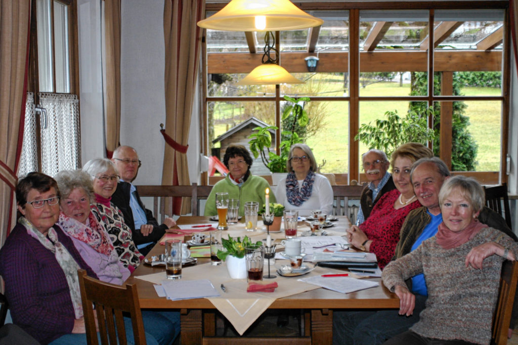 Die fröhliche Runde der AWO Au-Bad Feilnbach.