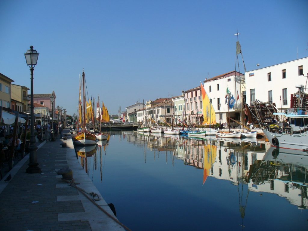 Der Hafen von Cesenatico.