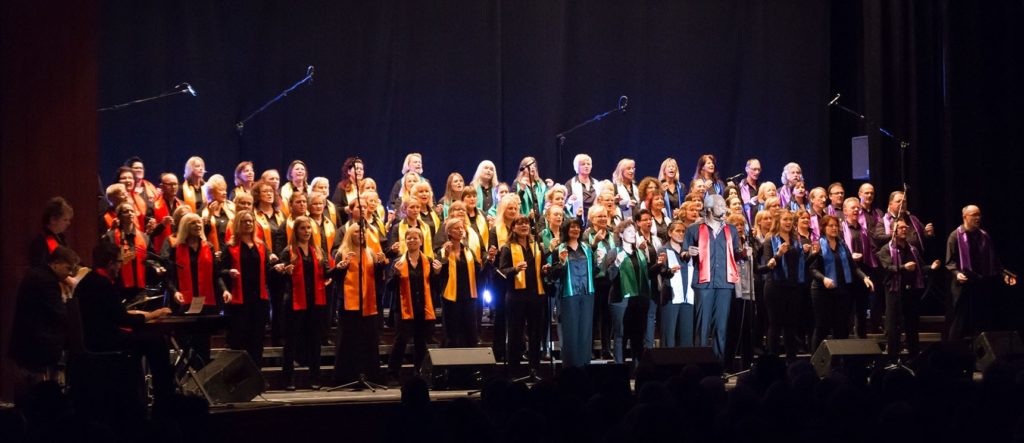 Die Konzerte der Gospelsingers Rosenheim sind berührend und eindrucksvoll.