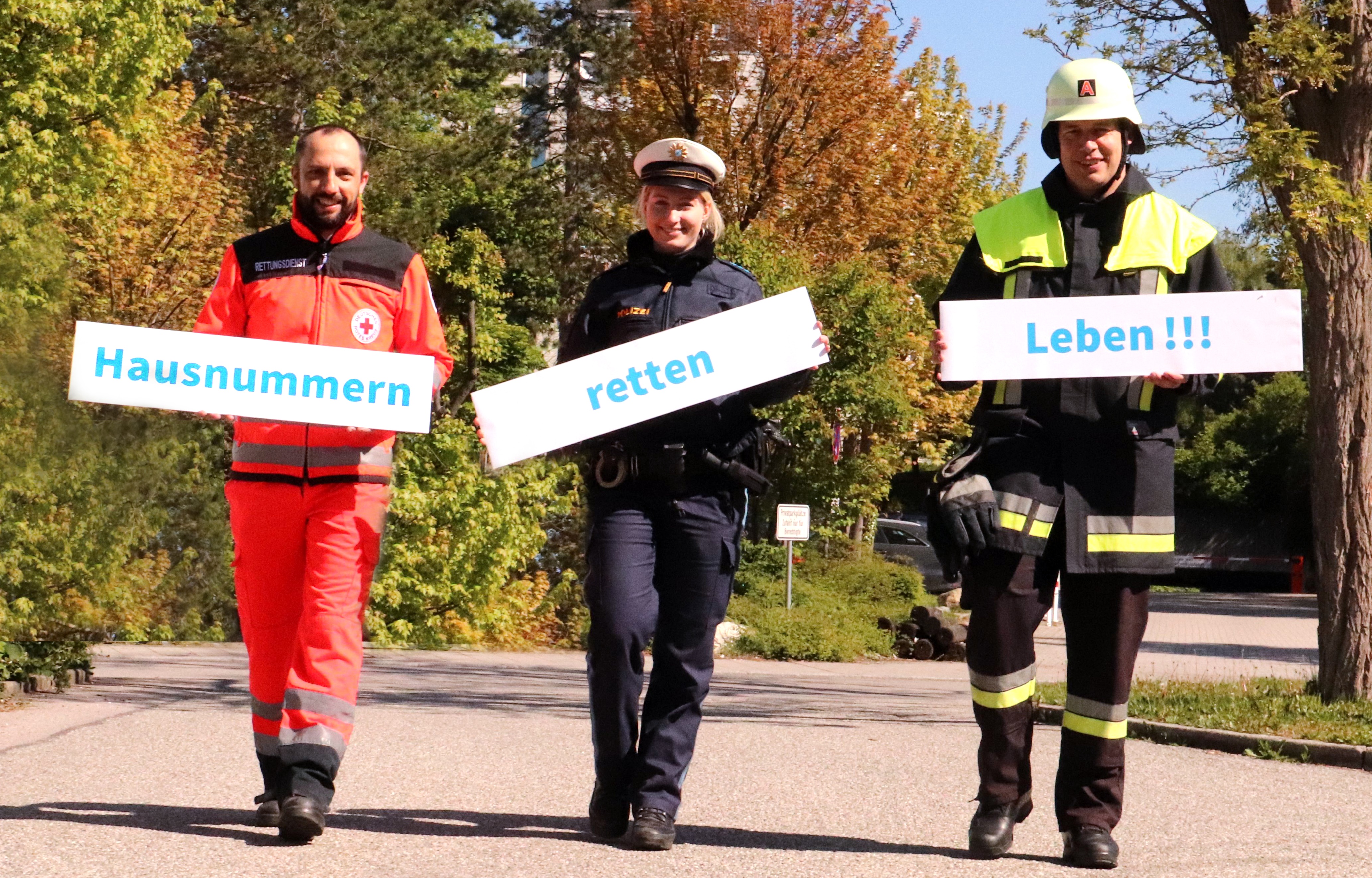 Hausnummern retten Leben!