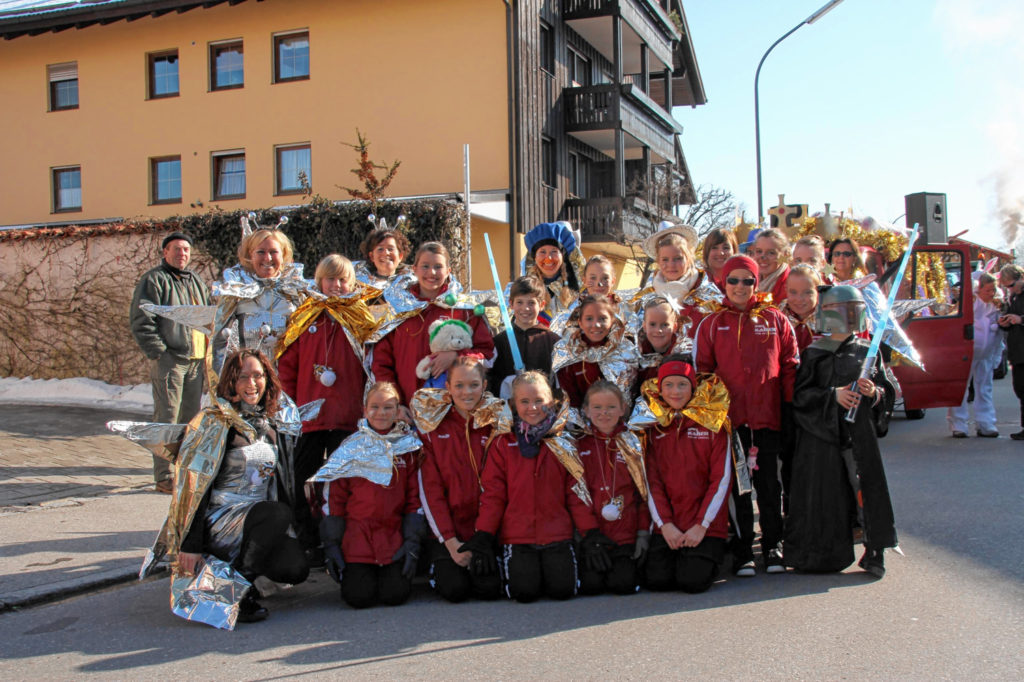 Beim letzten Faschingszug vor fünf Jahren.