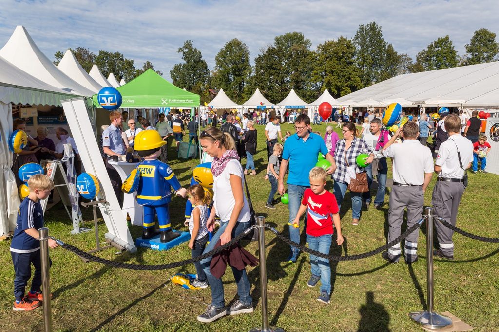 Die Besucher hatten viel Spaß beim Fest.